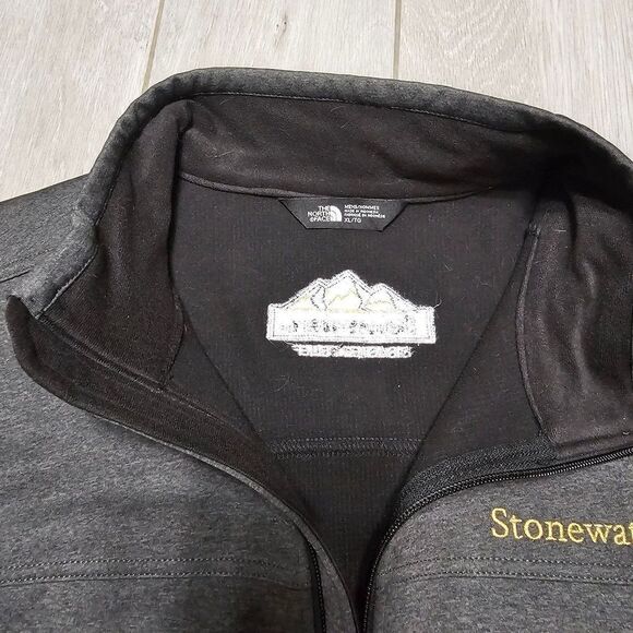 The North Face jacket men XLarge Gray Soft Shell Ridgewall - Picture 9 of 12